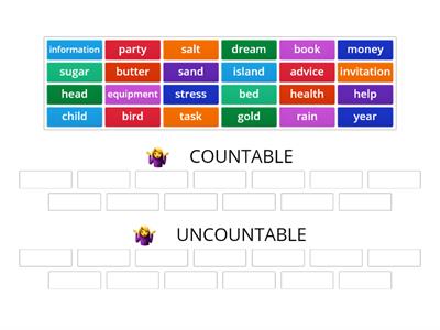 UNIT 5 MACMILLAN COUNTABLE AND UNCOUNTABLE