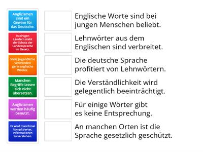 Synonyme, Paraphrasen (Klett Hören 3)