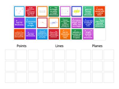 Geometry - Points, Lines, and Plane