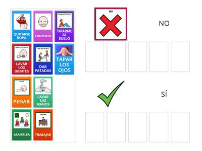 SI Y NO PICTOGRAMAS ARASAAC