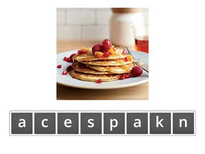 Pancakes Vocabulary