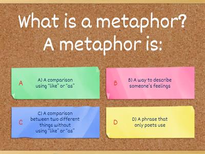 C1. Figurative Language: Metaphors and Similes