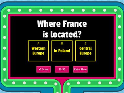 FRANCE- CHECH YOUR KNOWLEDGE