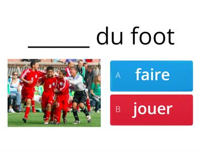 Jouer vs faire - Teaching resources