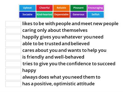  Personality traits 