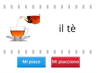 Quiz : Mi piace o mi piacciono?