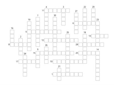 Crossword (which, where, who)