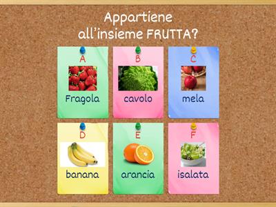 L'INSIEME frutta