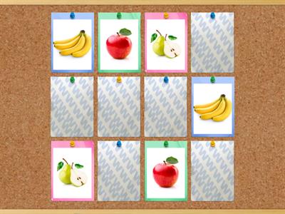 Memory de frutas (6 elementos)