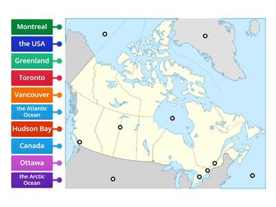 Map of Canada (HW6)