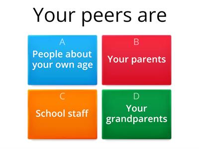 Peer Pressure Quiz School Counseling
