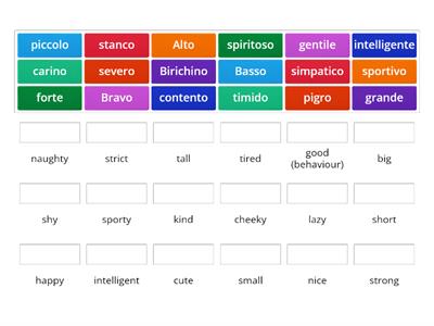 How to describe other people in Italian - using Italian adjectives (describing words)!