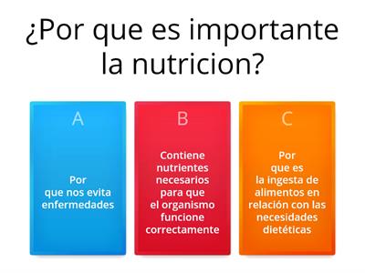 Actividad Nutrición