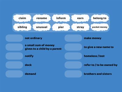 O'NELL CASE Chapter-2 Vocabulary Items