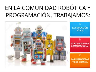 Trayectoria-Comunidad de Aprendizaje "Robótica y Programación" - Primer Ciclo