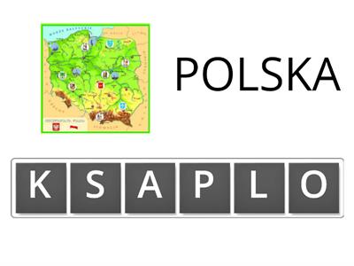 Polska - anagram