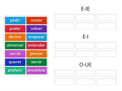 Avancemos 3 Stem Changing Verbs - Teaching Resources