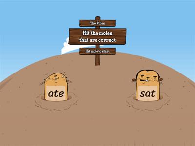  word family -ate or-at 