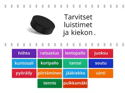 Mikä harrastus?