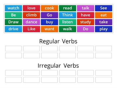 Practice: Regular and Irregular verbs-Preliminary Level