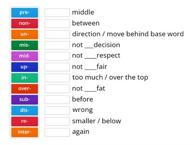 5.10 Prefix challenging Review - No Sample words