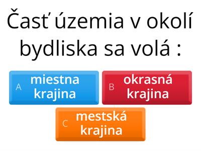 VLA 3  Miestna krajina