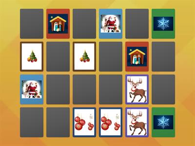 Winter Holiday Memory Game