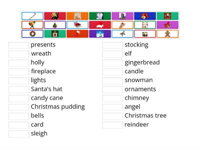 Christmas Vocabulary (beginners)
