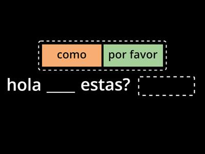 Simple Spanish Interactions