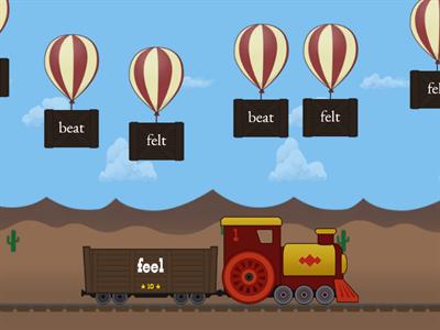 Balloon Pop Irregular past tense verbs 2 