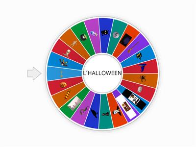 ROULETTE HALLOWEEN VOCABULAIRE