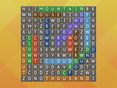 List 9 - Word Search