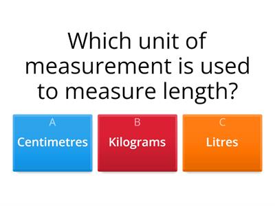 measuring length, weight and capacity