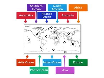 Unit 2: -Jones-Test Review 7 Continents and 5 oceans