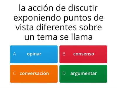  Argumentación