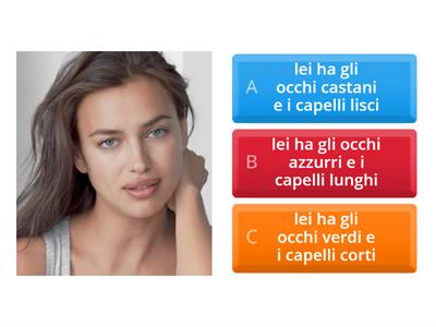 Descrizione fisica occhi e capelli 