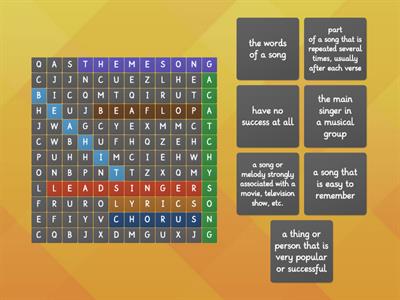 music wordsearch