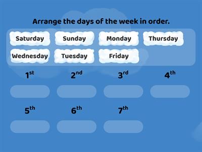  Days of the week