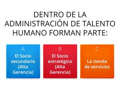 GESTIÓN DE TALENTO HUMANO