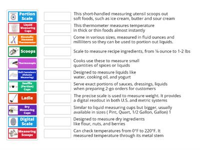 Measuring Tools 