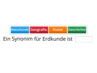 Erdkunde