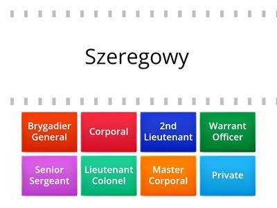 Stopnie wojsk lądowych (2) STANAG 6001