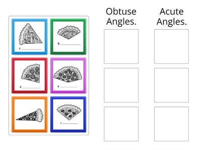 Ordering angles by size. 