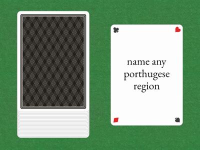 Cards to check the history knowledge of Portugal