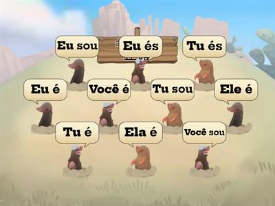 Conjugação do verbo Ser (Eu, Tu, Você, Ele, Ela)