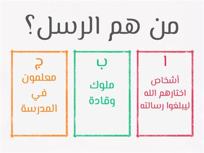 الايمان بالرسل - أميرة بياطرة