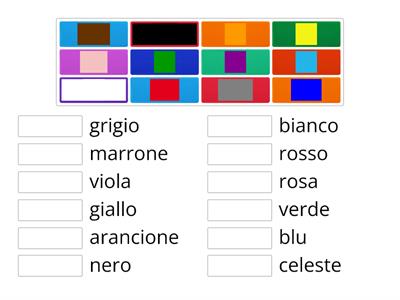 Colores en Italiano