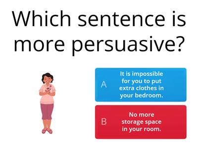 Persuasive sentences