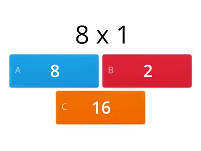 8s Multiplication Quiz