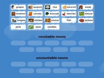 countable & uncountable nouns 